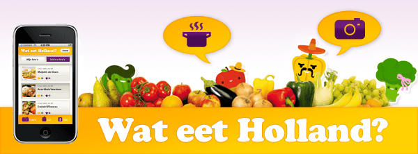 Wat eet Holland, mobile, app, iizt, 2x2